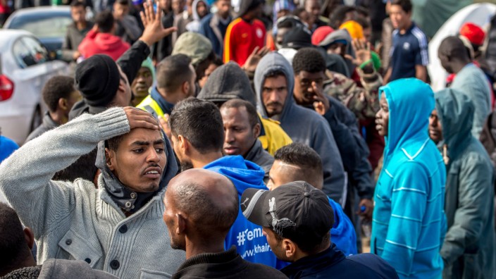 Flüchtlinge in Calais