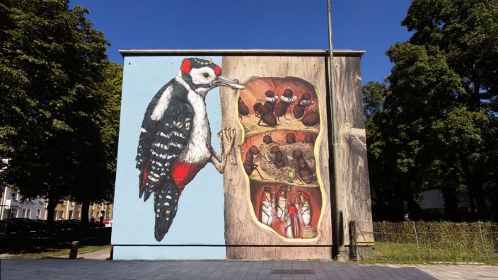 Kunst: Das neue, vom Verein Positive Propaganda initiierte Street-Art-Projekt in München von Ericailcane.