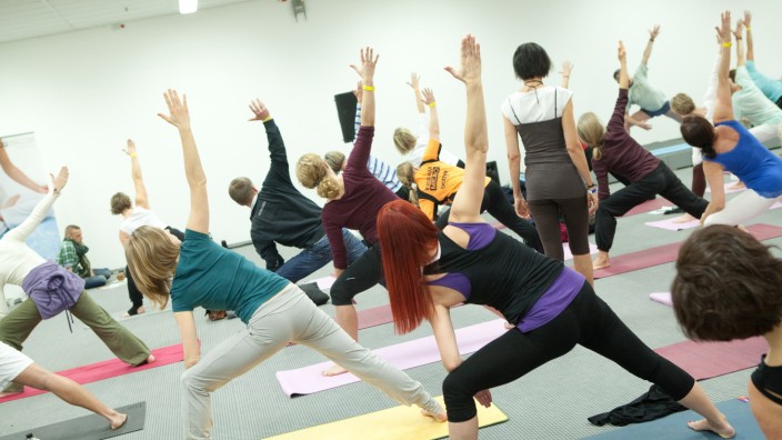Yoga Expo in München, 2013