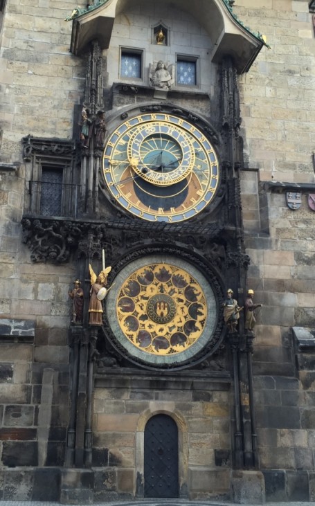 Astronomische Uhr, Altstädter Ring, Prag am Morgen