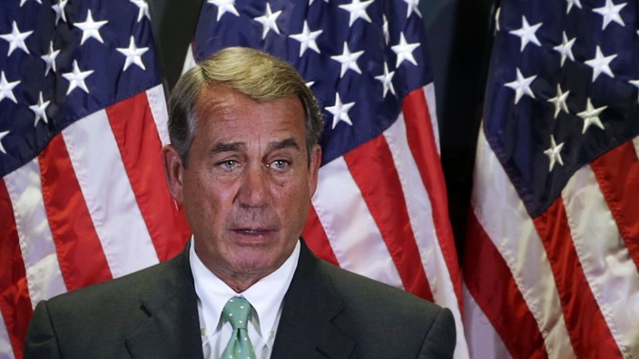 Boehner, House Leaders Speak To Press After GOP House Conference Meeting