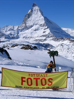 Zermatt, der mondäne Skiort in der Schweiz.