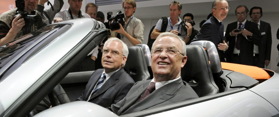 Martin Winterkorn und Ulrich Hackenberg bei VW