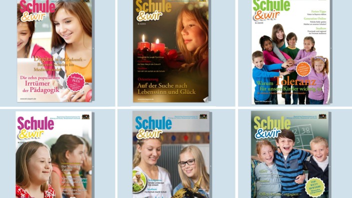 Realschule Straubing: Seit 1973 verschickt das Kultusministerium sein Heft "Schule & wir" an alle bayerischen Schulen, um über aktuelle Bildungsthemen zu informieren.