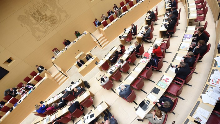 Plenarsitzung im bayerischen Landtag