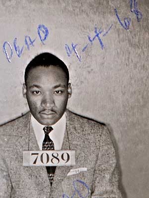 Martin Luther King Festnahme AP