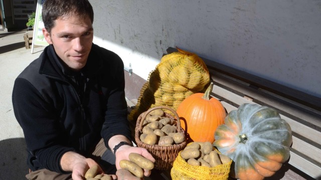 Erntebilanz: Wegen Ernteeinbußen von bis zu 30 Prozent gehen die Kartoffelvorräte von Landwirt Andreas Märkl rasch zur Neige.