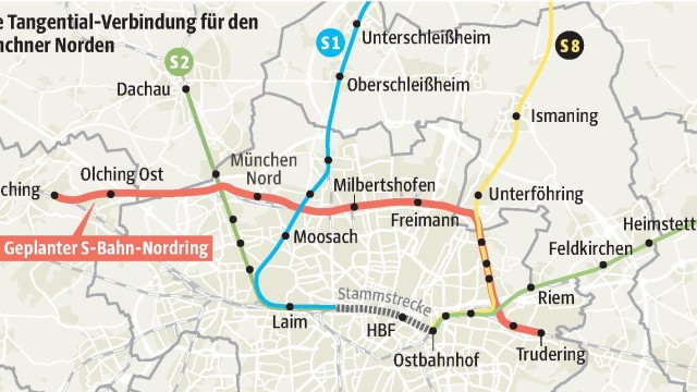 Verkehr im Münchner Norden: SZ-Grafik