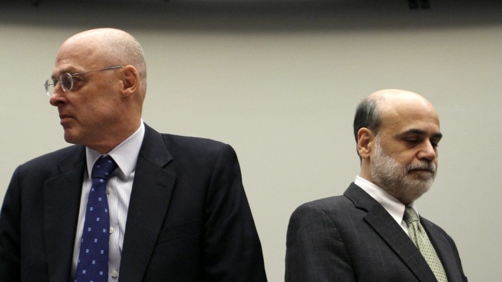 Paulson and Bernanke arrive to testify on Capitol Hill in Washington