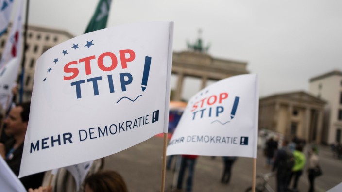 Demonstrations-Aufruf gegen Handelsabkommen TTIP und CETA