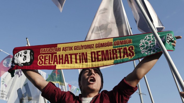 Elections rally of HDP in Istanbul