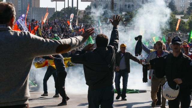 Explosions Hit Peace Rally In Ankara