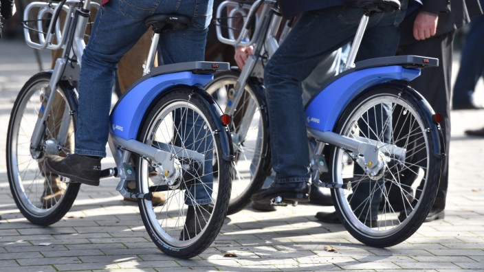 Verleihsystem: 1200 Fahrräder hat die MVG bislang aufgestellt, verteilt auf 24 Standorte. Und ein weiterer großflächiger Ausbau ist geplant.