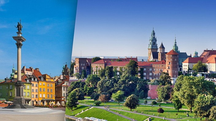 Städteschwestern Krakau und Warschau