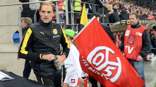 16 10 2015 xjhx Fussball 1 Bundesliga FSV Mainz 05 Borussia Dortmund emspor v l Trainer Thom