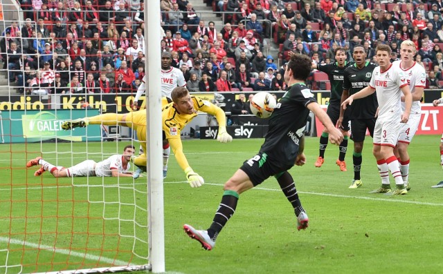 18 10 2015 Fussball Saison 2015 2016 1 Bundesliga 9 Spieltag 1 FC Köln Hannover 96 Leon