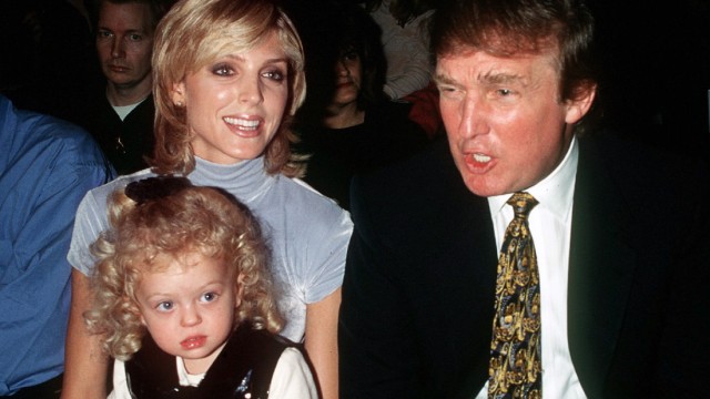 Tiffany Trump mit ihren Eltern Marla Maples und Donald Trump