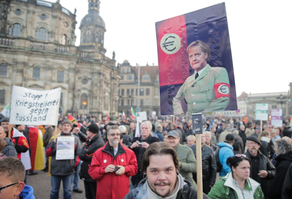 Kundgebungen zum Pediga-Jahrestag in Dresden
