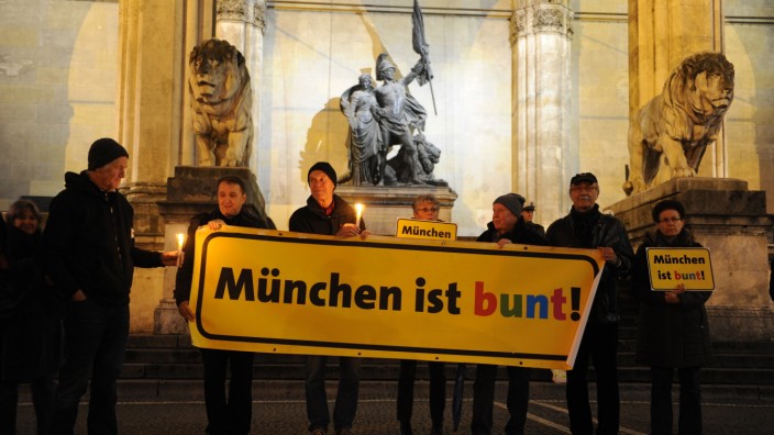Demo-Kundgebungen: Zu jeder Pegida-Kundgebung formt sich in München Protest.