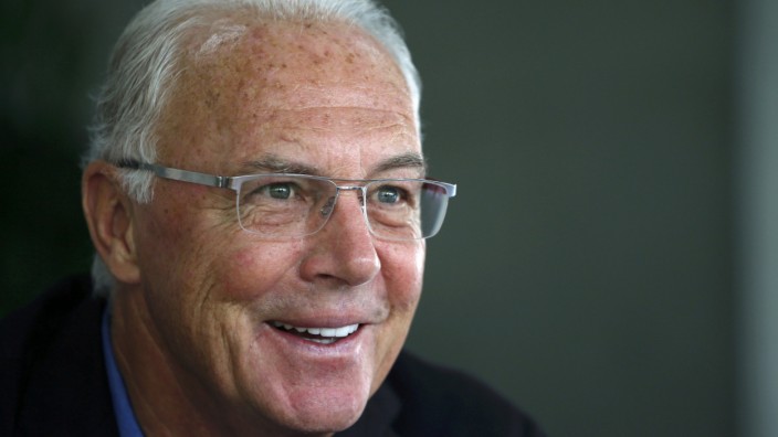 File photo of a former FIFA executive committee member Beckenbauer