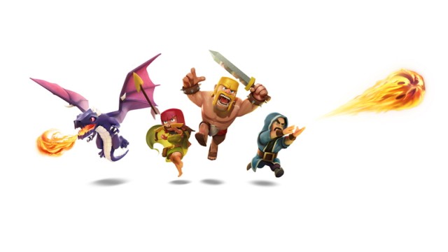 Computerspiel "Clash of Clans": Drachen, Bogenschützen, Barbaren und Magier: Mit solchen Kämpfern bauen sich die Spieler eine Armee auf.