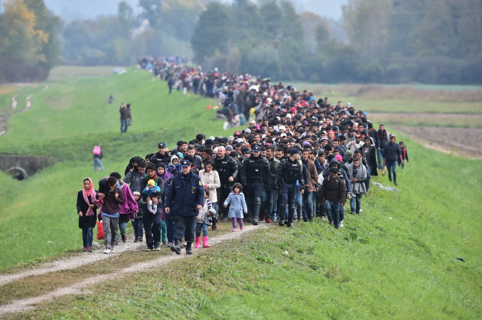 BESTPIX - Migrants Cross Into Slovenia