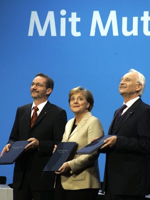 Transrapid, Platzeck, Merkel, Stoiber, AP