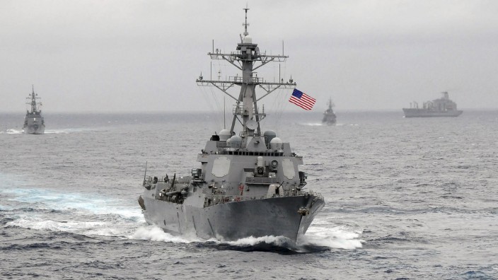 File photo of the US Navy guided-missile destroyer USS Lassen underway in the Pacific Ocean