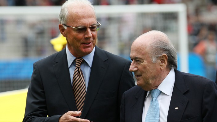 Franz Beckenbauer und Joseph Blatter