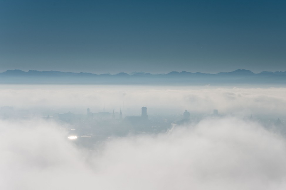 Nebel über der Stadt