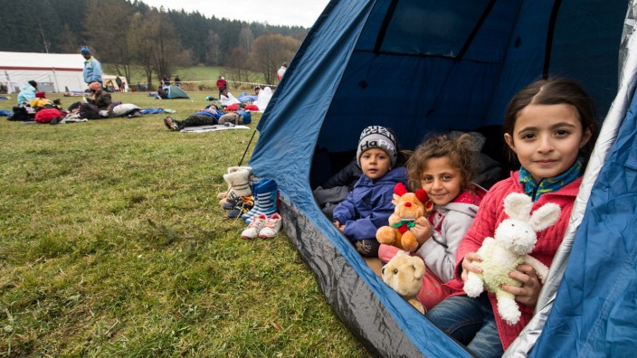 Flüchtlingskrise an der deutsch-österreichischen Grenze