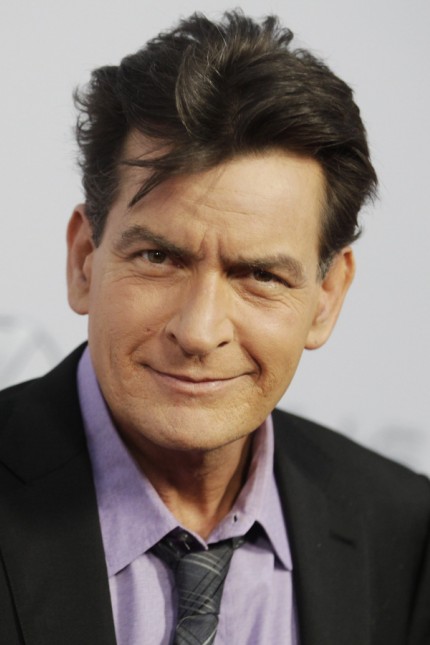Cast member Sheen poses at the premiere of 'Scary Movie 5' in Hollywood