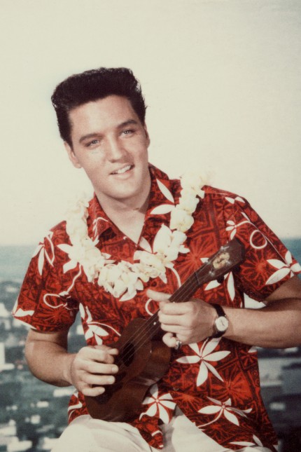 Elvis Presley Plays Ukelele In 'Blue Hawaii'
