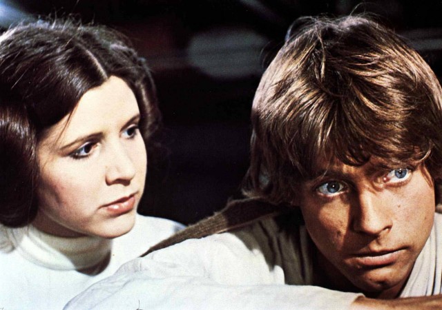 Carrie Fisher Mark Hamill Nachdem die Flucht vom Todesstern gelungen ist suchen Luke Skywalker Ma