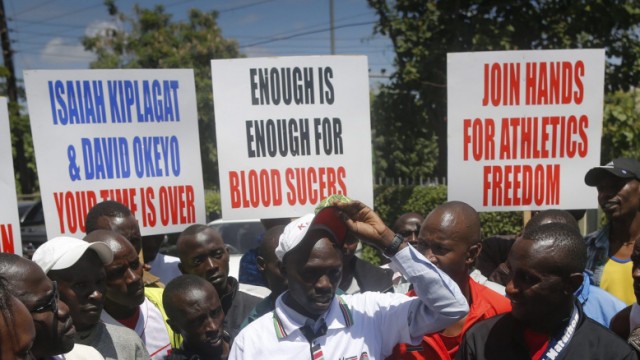 Kenyan athletes occupy Athletics Kenya HQ to protest