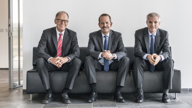 Rudolf Lachner, Ralf Bornefeld und Walter Hartner von Infineon