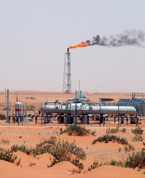 Ölförderung in Saudi-Arabien