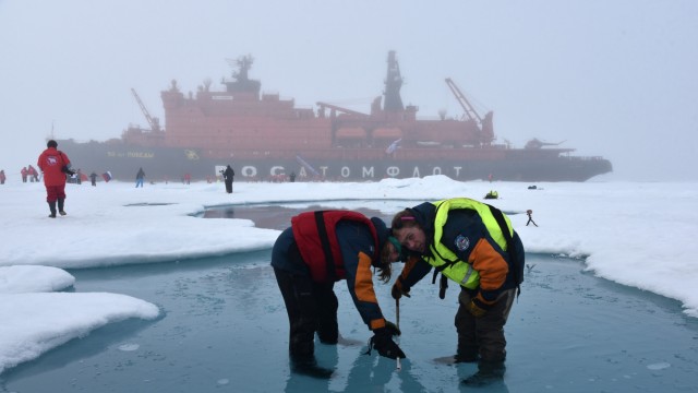 Eismessungen am Nordpol