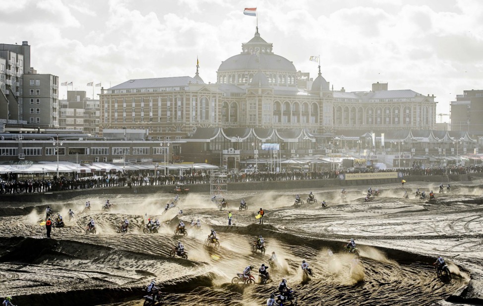 Motocross race at The Hague Beach