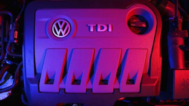 TDI-Dieselmotor eines Volkswagen-Modells.