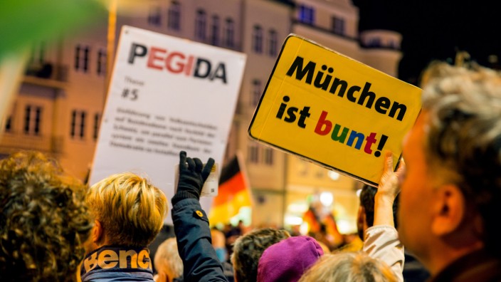 Pegida Kundgebung in München