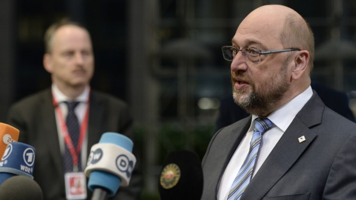 Flüchtlingspolitik: EU-Parlamentspräsident Martin Schulz, hier am 29. November 2015 in Brüssel.