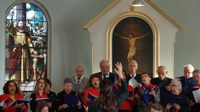 Feldkirchen: Heute zählt der evangelische Kirchenchor 25 Sängerinnen und Sänger.
