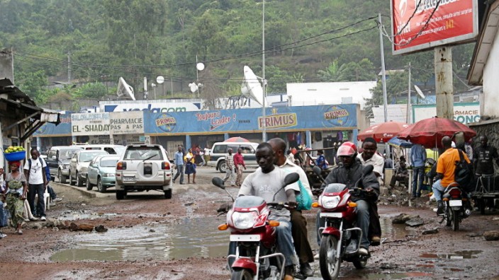 Arbeit im Kongo: Straßenszene in Goma: Die Menschen hier haben andere Sorgen
