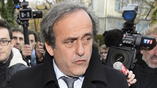 UEFA president Michel Platini at CAS in Lausanne