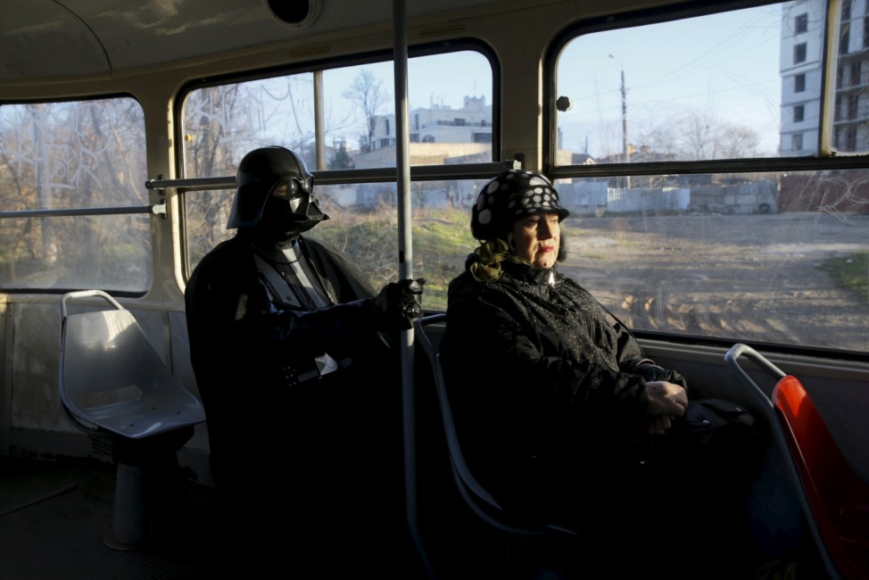 The Wider Image: Ukraine: Being Darth Vader