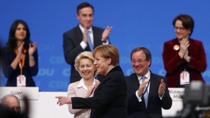 Angela Merkel auf dem CDU-Parteitag in Karlsruhe