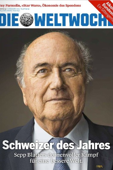 Suspendierter Fifa-Chef: Das Weltwoche-Cover mit Sepp Blatter