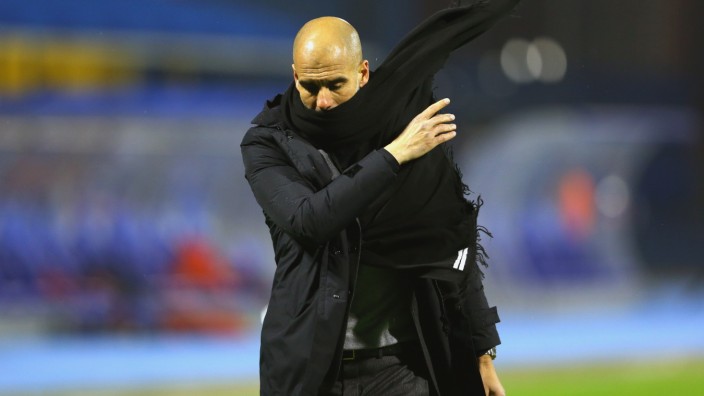 FILE - Pep Guardiola Set To Leave Bayern Muenchen At The End Of The Season GNK Dinamo Zagreb v FC Bayern Munchen - UEFA Champions League