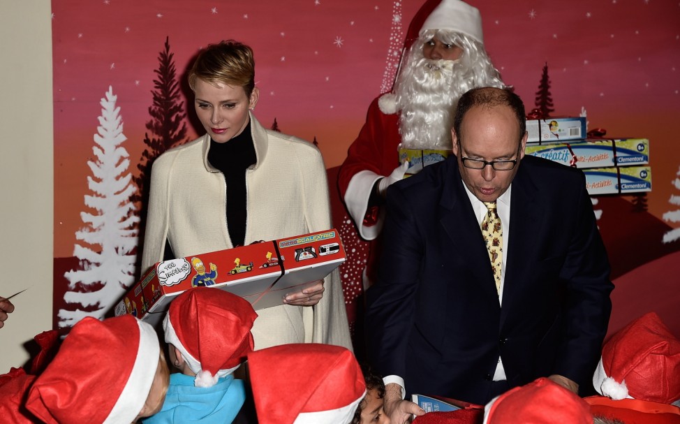 Christmas Gifts Distribution At Monaco Palace in Monte-Carlo